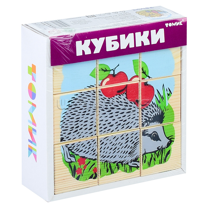 Кубики "Животные леса" (9)