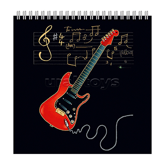 Блокнот 60л. клетка, Ассорти, гребень