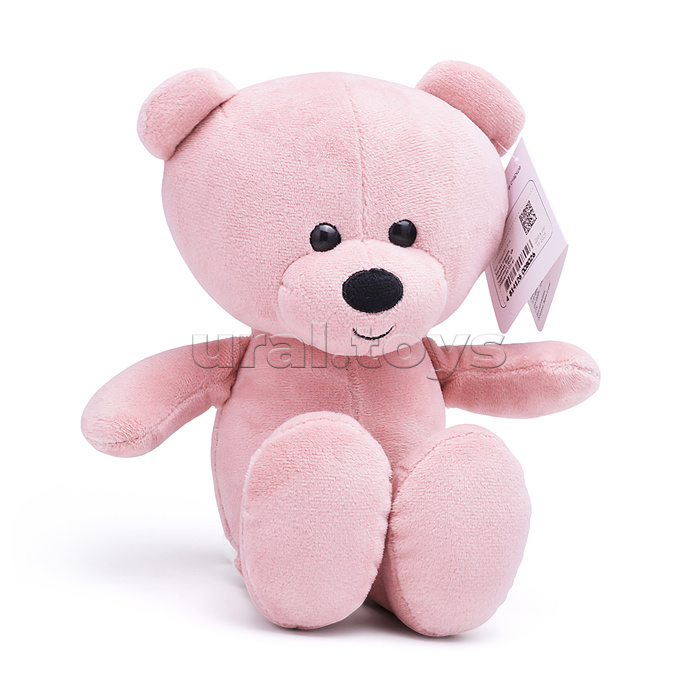 Медведь Вуди, 20см, пудровый