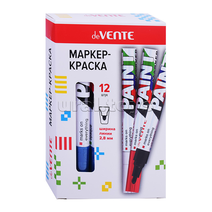 Маркер-краска круглый алюминиевый корпус, с клипом, нитро-основа, пулевидный наконечник, ширина линии 2,8 мм, длина письма 400 м, синий Маркер-краска круглый алюминиевый корпус, с клипом, нитро-основа, пулевидный наконечник, ширина линии 2,8 мм, длина письма 400 м, синий