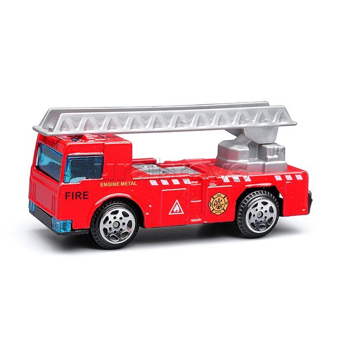 Машина "Городская служба пожарной охраны" металл, в коробке