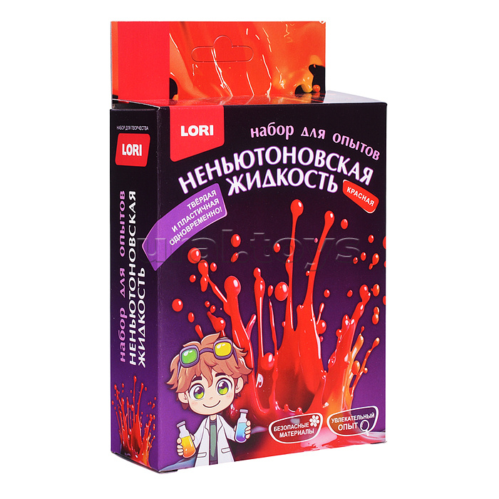 Химические опыты. Неньютоновская жидкость "Красная"