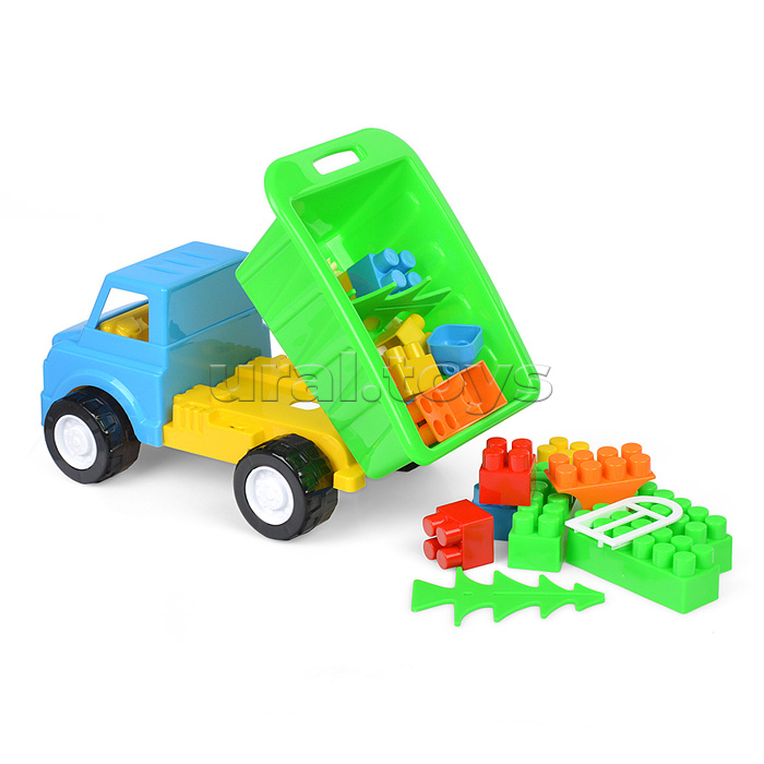 Машинка "Грузовик" с конструктором