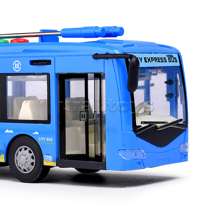 Машина "Сити-бус" (свет, звук) в коробке