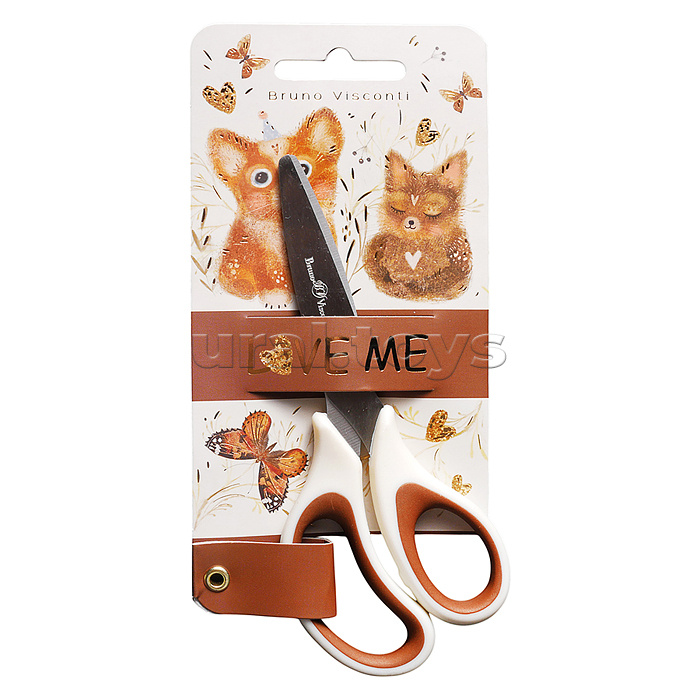 Ножницы детские "Love me" 14.2 см. (эргономичные ручки)