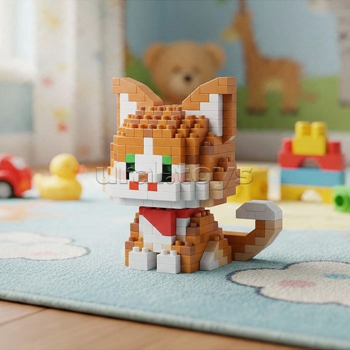Конструктор "Рыжий котенок" 3D, в коробке