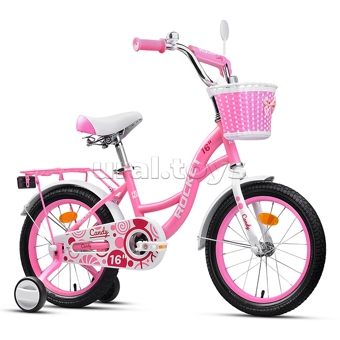 Велосипед 16" Rocket Candy, цвет розовый