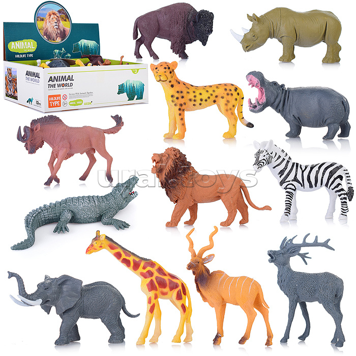 Набор животных "Африканские животные" в коробке