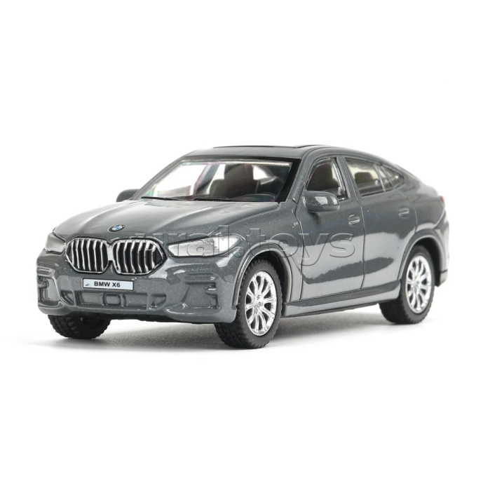 Машина металл BMW X6 10,5 см, (мокрый асфальт) инерц,