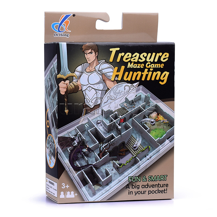 Игра-лабиринт "Treasure hunting" в коробке