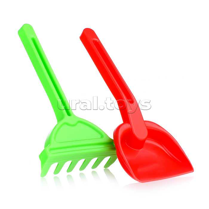 Песочный набор 2пр.(совок, грабли)