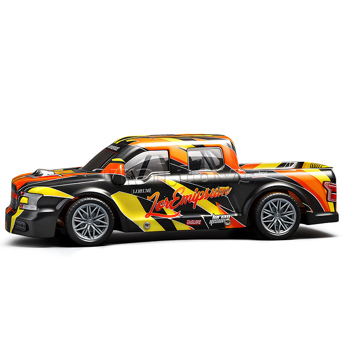 Машина "Горный властелин" р/у, 27 MHz. (свет,звук) в коробке