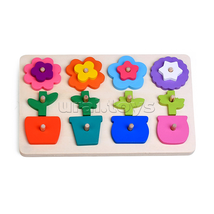 Игра развивающая "Цветочки"