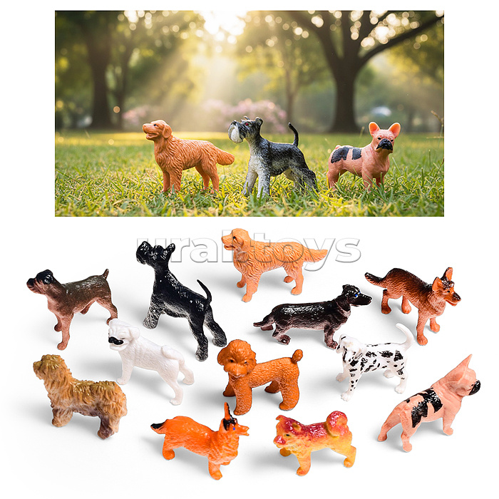 Набор животных "Домашнии любимцы" в пакете