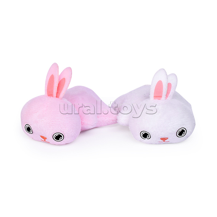 Заяц "Пушистик" на батарейках, в коробке