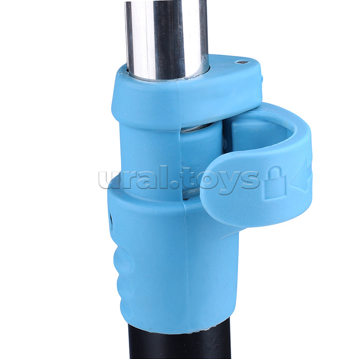 Самокат 3-х колесный ROCKET, синий