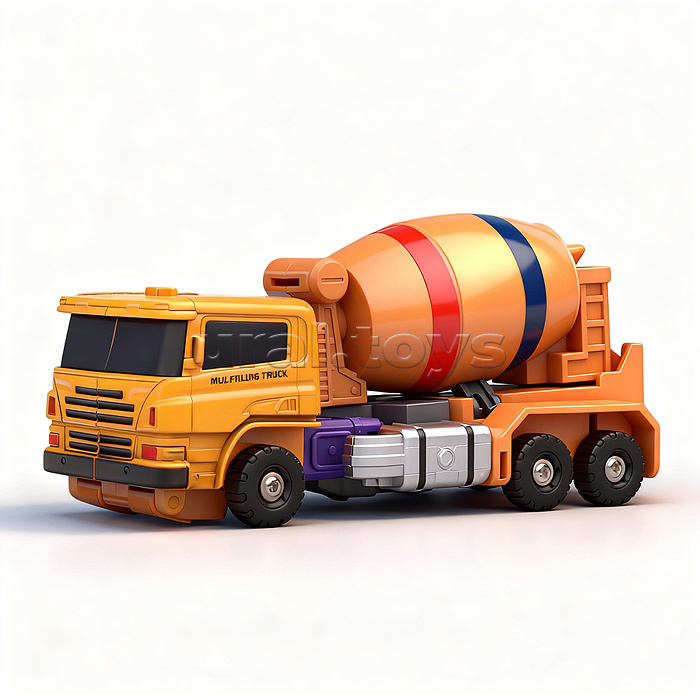 Робот трансформирующийся в спец технику, в коробке