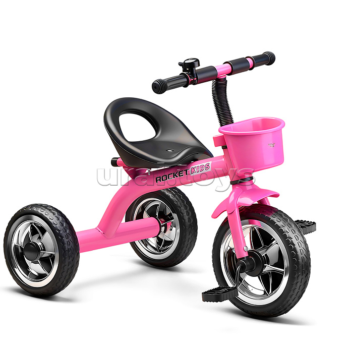 Велосипед 3-х колесный, розовый