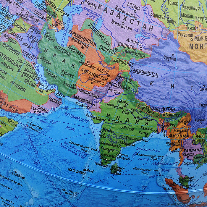 Глобус Земли политический 210 мм. с подсветкой КлассикЕвро