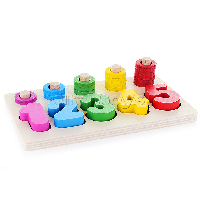 Пирамидка-вкладыш от 1 до 5 Пирамидка-вкладыш от 1 до 5