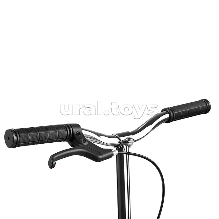 Самокат 2-х колесный ROCKET,колеса PU/ 145 мм,ABEC 7, черный (в пакете)