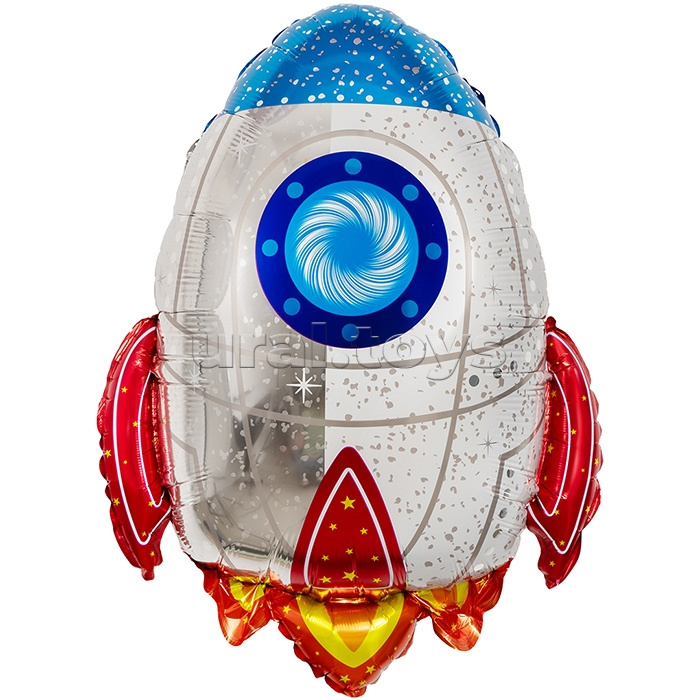 Шар (29''/74 см) Фигура, Ракета, 1 шт. в уп.