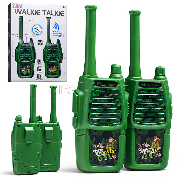 Рация игрушечная "Военная связь" в коробке