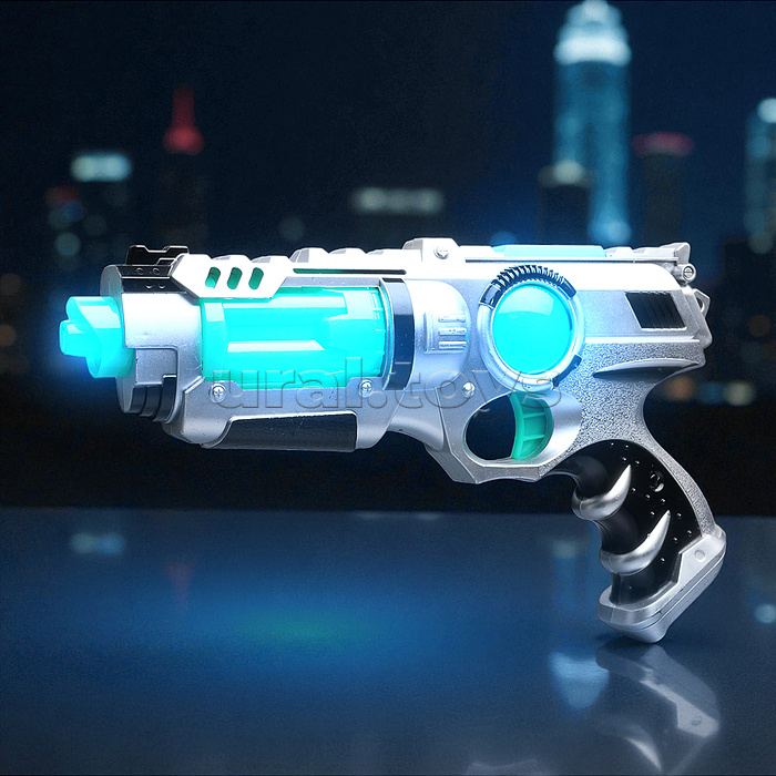 Набор оружия "Космо полиция" (свет, звук) на батарейках, в коробке