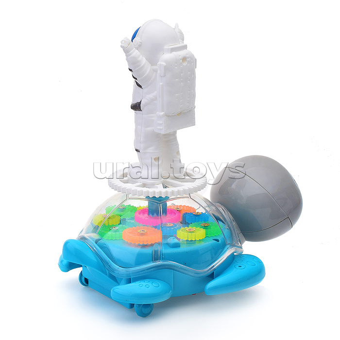 Интерактивная игрушка "Космонавт на черепахе" в коробке