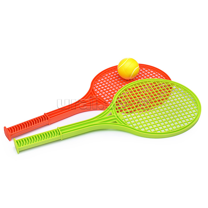 Набор для игры в теннис цвет салатовый, оранжевый