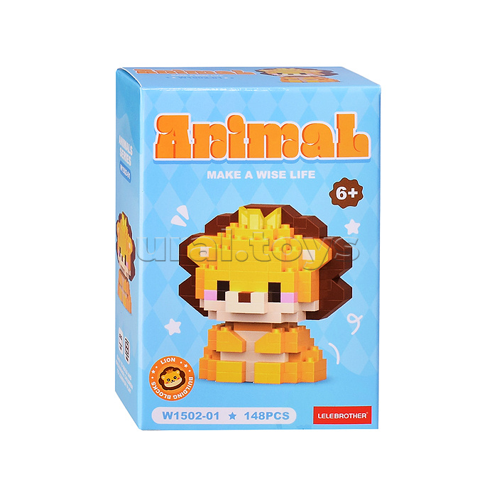 Конструктор "Лев " (148 дет.) в коробке