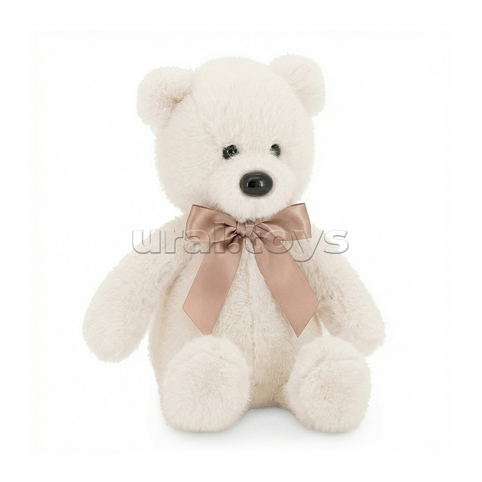 Медвежонок Тёпа белый с бантом 25
