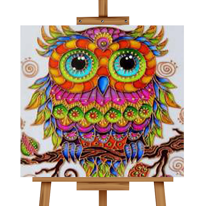 Мозаика алмазная "Совушка" 20*20см.