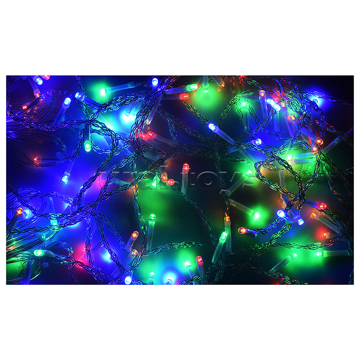 Электрогирлянда светодиодная Занавес, 3м*1м, 120 ламп, цвет: цветной
