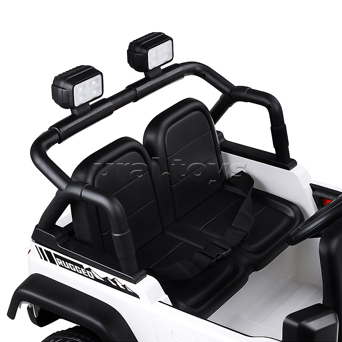 Электромобиль детский "Городской внедорожник" (цвет белый)