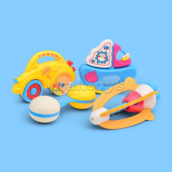 Набор погремушек "Путешествие" в пакете