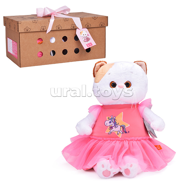 Кошечка Ли-Ли в платье с лошадкой