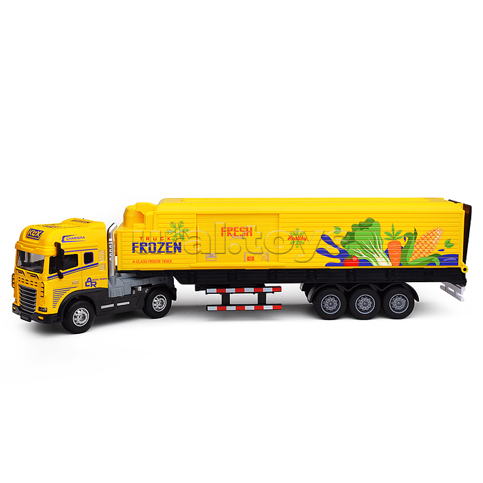 Машина "Фура- Авторефрижератор" (свет,звук) в коробке