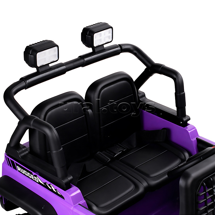 Электромобиль детский "Городской внедорожник" (цвет фиолетовый)