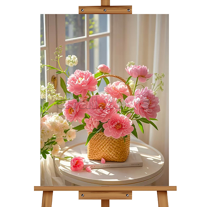 Мозаика алмазная "Весёлое утро" 40*50 см.