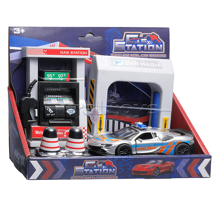Игровой набор "Заправка" в коробке