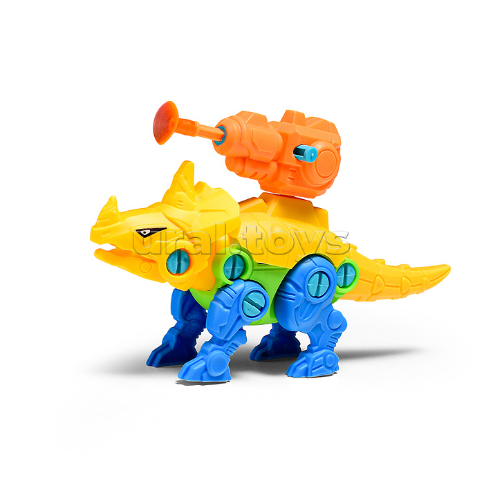 Конструктор "Динозавр" с отверткой, в коробке