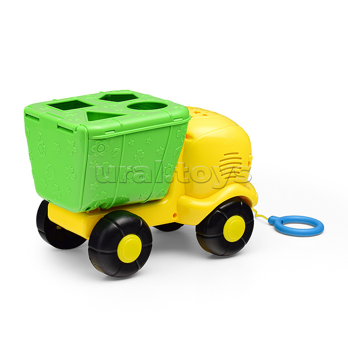 Сортер+ проектор "Мусоровоз" 20 см. Шаинский музыка.