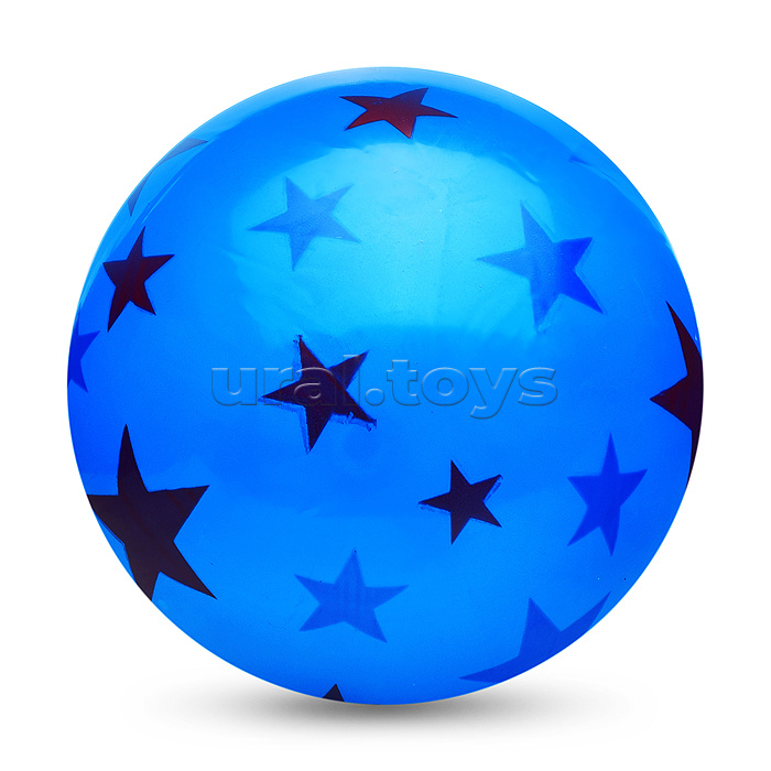 Мяч надувной PVC "Звезды" 22,5 см., 60 гр. (цвет микс)