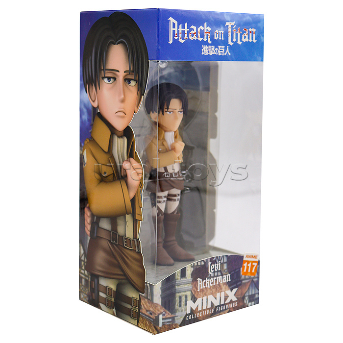 Коллекционная фигурка "Attack on Titan" - "Атака титанов" Леви Аккерман, 12 см,