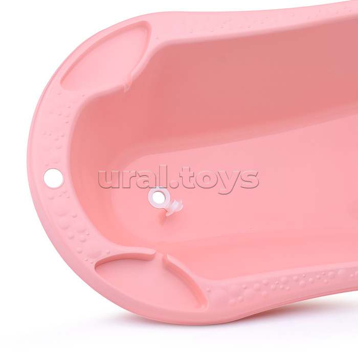 Ванна детская с клапаном для слива воды, 1000х490х305мм, 46л (Светло-розовый)