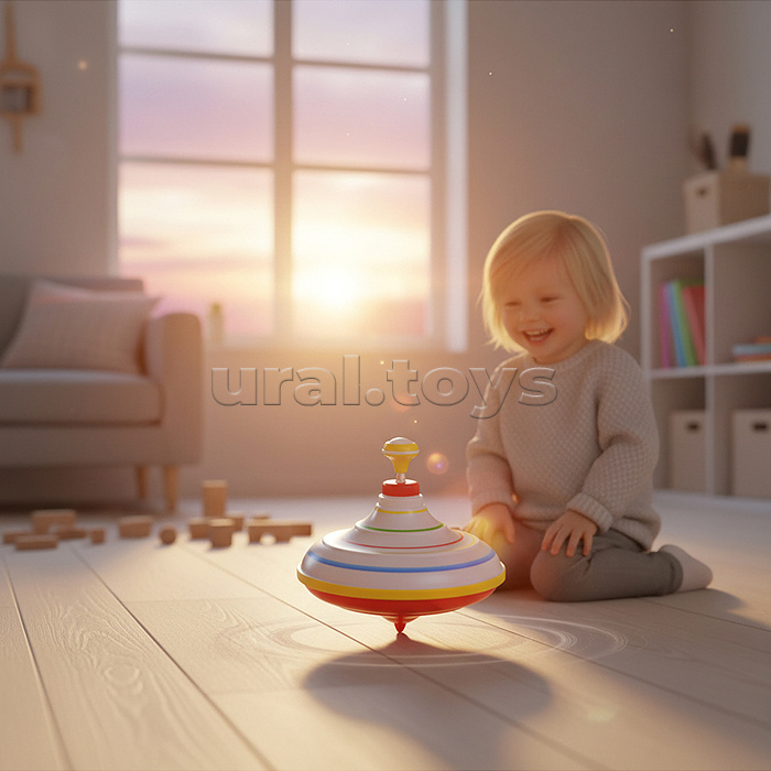 Юла большая с музыкой