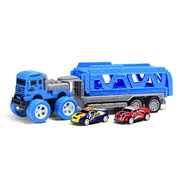 Машина "Перевозчик" (цвет синий) в пакете