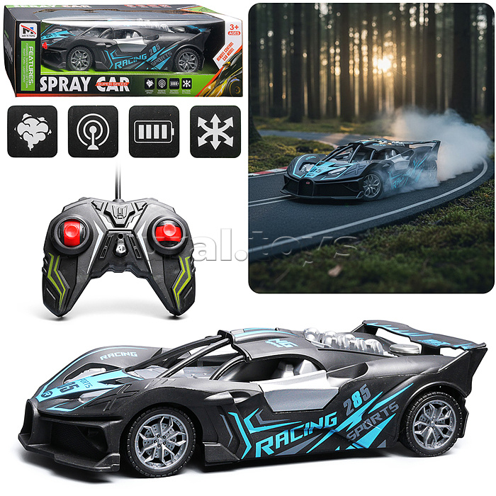 Машина "Супер скорость" р/у, 27 MHz, USB, в коробке