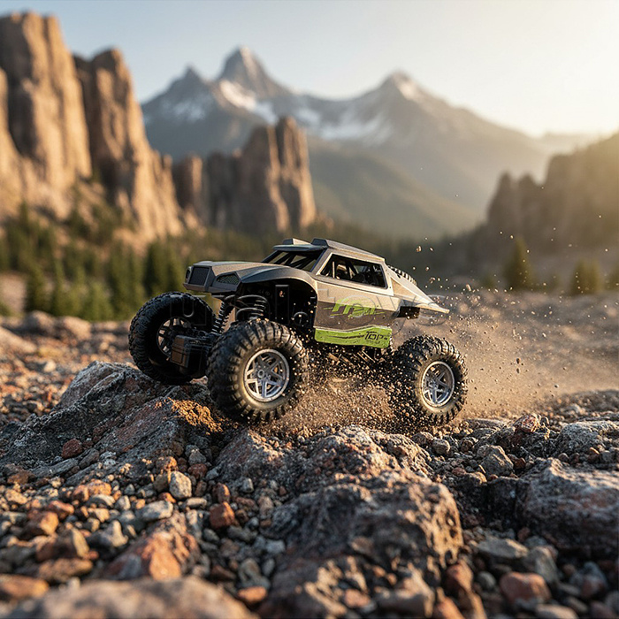 Машина "Thunder Trail" р/у, 27 MHz, в коробке